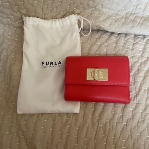 Furla leather spiced orange wallet - NWOT